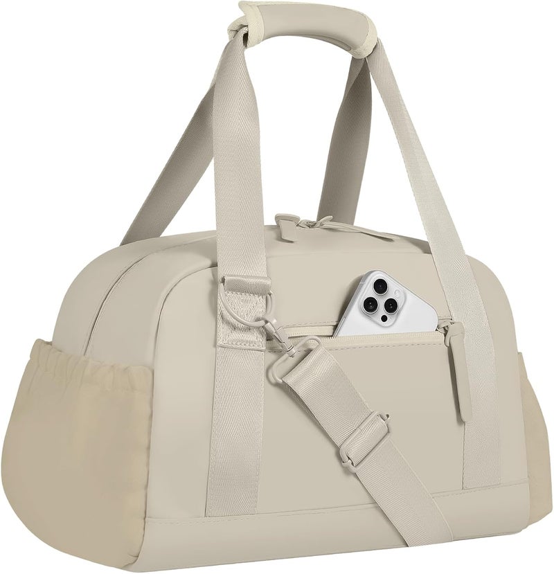 cysiyu Mini Gym Bag for Women Girls Small Gym Tote Bag with Wet Compartment Waterproof Travel Duffle Bag Cute Workout Sport Bag - Image 1